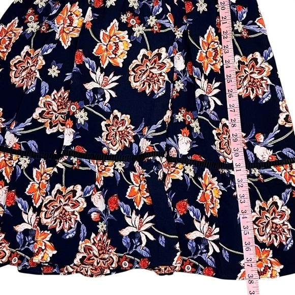 Eliza J Tiered Ruffle Sundress with 3/4 Bishop Sleeves Size 10 - Picture 11 of 11